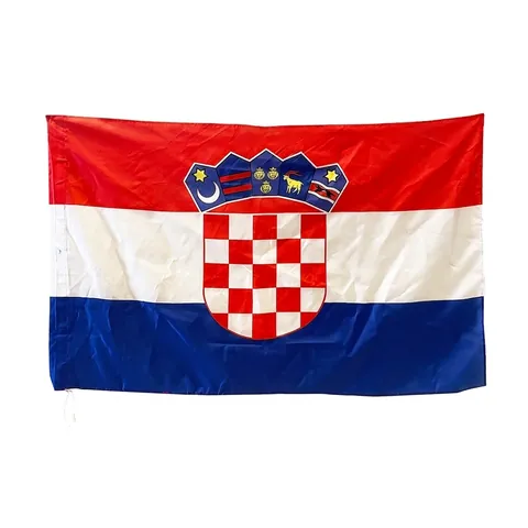 Kroatien Nationalflagge Polyester Banner Für Weltmeisterschaft Europameisterschaft Sportevents Heimdekoration Mit Metallösen