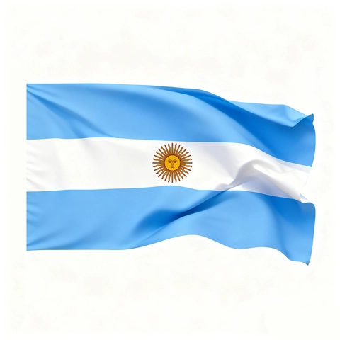 Bandiera Nazionale Argentina Bandiera In Poliestere Per Decorazione Tifosi Eventi Sportivi Motivo Sol De Mayo Accessori Sciarpa