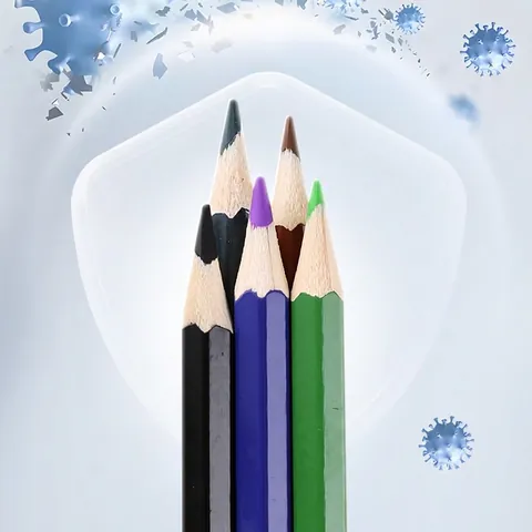 Sports HB Wooden Pencils With Eraser Basketball Football Baseball Rugby Print Students Writing School Office Stationery