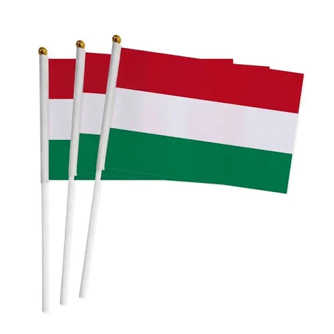 Hungary National Flag Large Polyester Banner For Euro Cup Sports Events Fans Outdoor Decoration