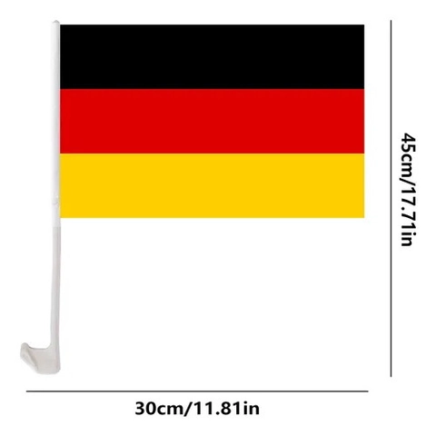 Germany Flag Fan Supplies Polyester National Support Banner Cape Scarf Handheld Flags For Sporting Events