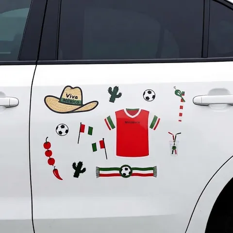 Autocollants De Tatouage Temporaire Drapeau National Imperméable Décalcomanies Visage Corps Pour Fans De Football Fête