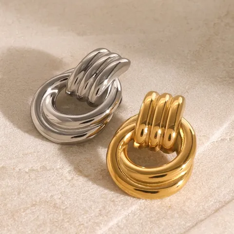 Geometrische Edelstahl Brosche Minimalistische Mode Sicherheitsnadel Für Dekoration Und Schutz Polierter Schmuck Für Damen