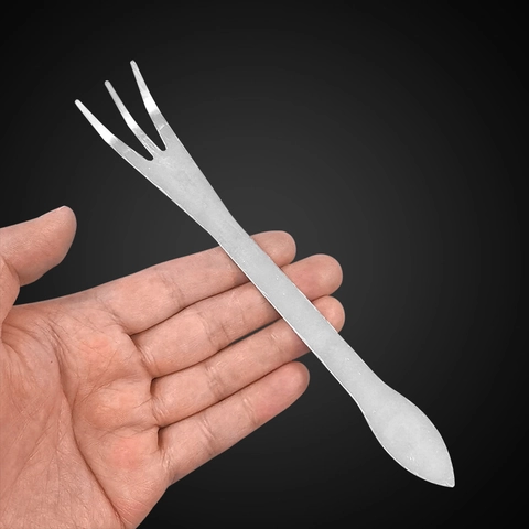 Stainless Steel Mini Bonsai Rake Versatile Soil Loosening And Pressing Tool Fork For Potted Plants Home Gardening