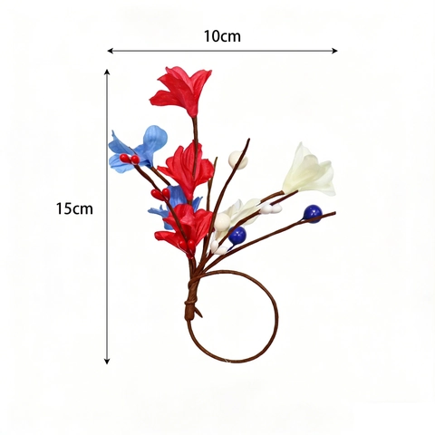 Künstliche Kiefernnadel Beere Serviettenringe Blume Osterei Herzform Für Weihnachten Hochzeit Party Tischdekoration
