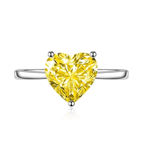 Mode Süß Herzform Strass Verstellbar Offener Ring Für Damen Kupfer Gold Vergoldet Bunt Strass Schmuck Geschenk