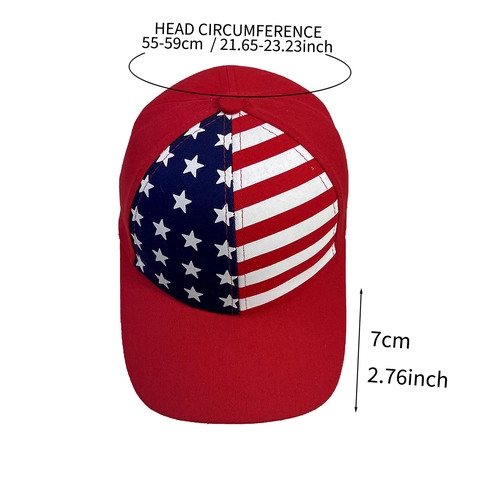 Amerikanische Flagge Baseballkappe Baumwolle Atmungsaktiv Verstellbar Sonnenhut Für Herren Damen Stars Stripes Mode Lässig Outdoor Sport Kopfbedeckung
