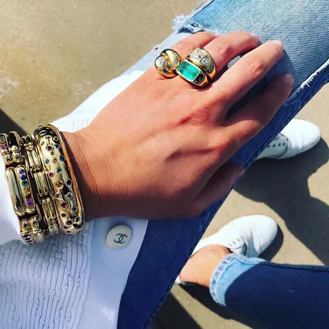 Bague Croisée Entrelacée Acier Inoxydable Plaqué Or 18K Zircon Blanc Larme Imperméable Hypoallergénique Bijoux Femmes