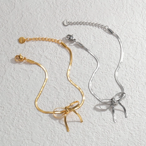 Joyas De Lazo De Acero Inoxidable Cadena De Serpiente Collar Pulsera Pendientes Diseño Elegante Para Mujeres