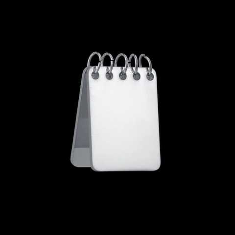 Mini Cuaderno Calendario Colgante Acero Inoxidable Acero Titanio DIY Accesorio Joyería Pulido Para Collares Llaveros
