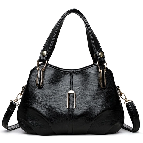 Bolso de Mano de Moda para Mujer Cuero PU Patrón de Lichi Bolso Bombonera de Hombro Cruzado Gran Capacidad de Viaje