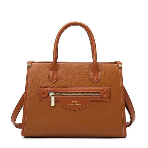 Women Tote Bag Handbag And Pouch And Card Holder Lychee Pattern PU Leather Elegant Commute Large Capacity Shoulder Bag