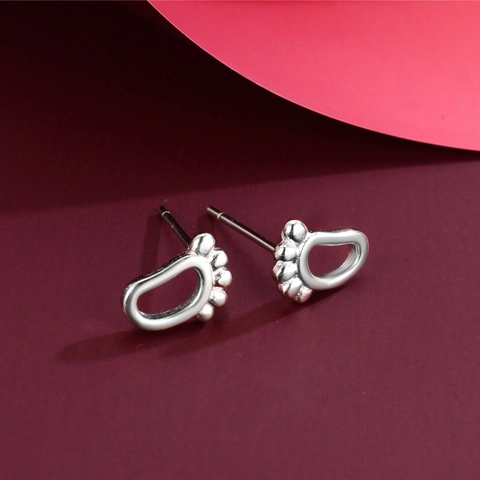 Minimalist Stud Earrings Small Geometric Animal Cat Heart Dolphin Shape With 925 Sterling Silver Earring Post For Women