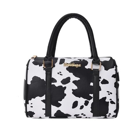 Tote Handtasche Und Schultertasche Und Clutch Brieftasche Mit Kuhmuster PU Leder Taschen Für Frauen Chic Lässig