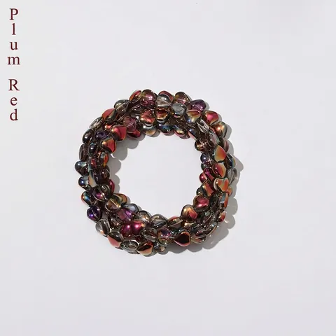 Hartvormige Glazen Kralen Iriserende AB Coating DIY Sieraden Voor Armband Ketting Handgemaakte Knutselspullen