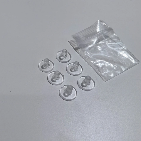 Fermoirs De Boucles D Oreilles Résine Transparente Forme UFO Bouchons De Sécurité Pour Clous