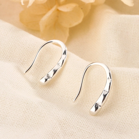 Ganci Per Orecchie Geometrici Minimalisti In Rame Trama Martellata Forma A Goccia D'acqua Irregolare Gioielli Per Donna