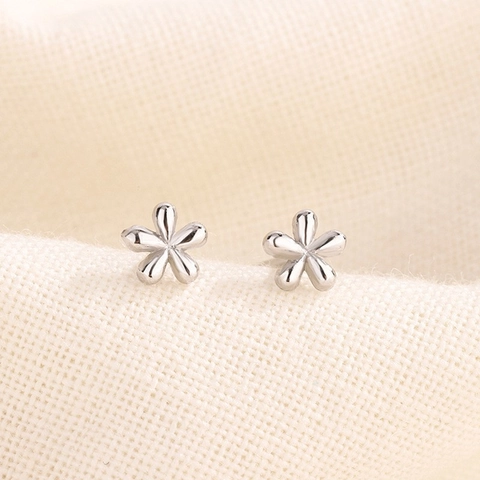 Mini Orecchini A Lobo A Fiore Piccoli In Rame Gioielli Per Donne Studenti Stile Semplice Versatile Ed Elegante Quotidiano