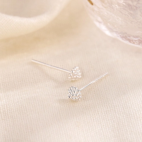 Mini Sunflower Stud Earrings Delicate Copper Cluster Floral Tiny Jewelry For Women Students Minimalist Small Elegant