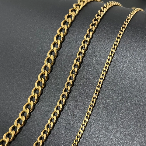 Minimalist Cuban Link Chain Necklace Stainless Steel Curb Chain Hip Hop Fashion Jewelry For Men And Women
