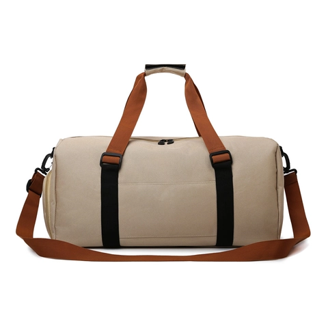 Large Capacity Travel Bag For Men Women Gym Duffel Bag With Independent Shoe Compartment Dry Wet Separation Oxford Cloth