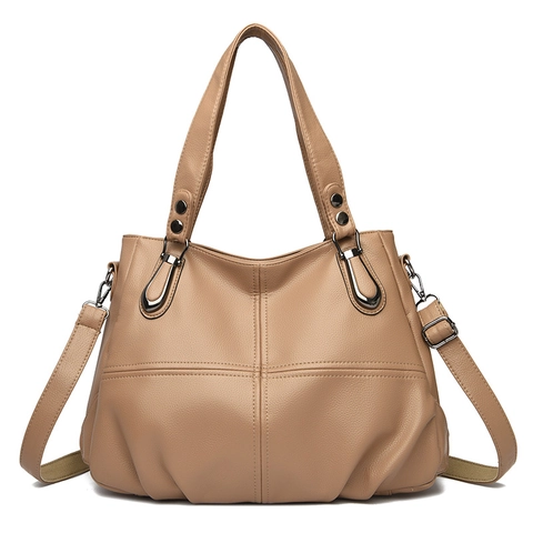 Dames Grote Capaciteit Tote Bag Lychee Patroon PU Leer Elegante Handtas Schoudertas Multi Pocket Urban Simple Veelzijdig