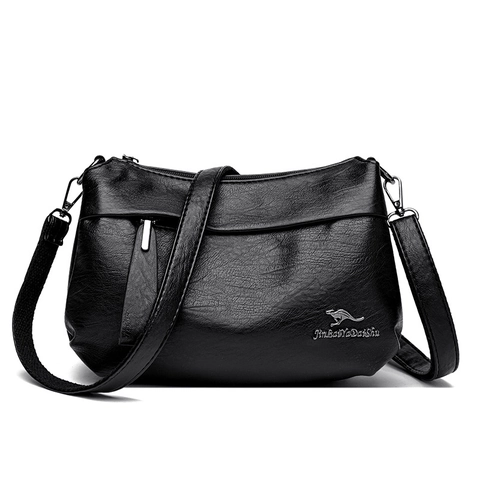 Women Crossbody Bag PU Leather Textured Zipper Shoulder Bag Large Capacity Daily Casual Elegant Trendy Handbag