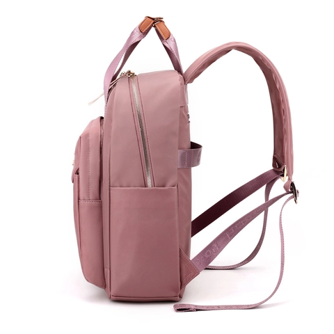 Mochila de Nailon a la Moda para Mujer de Gran Capacidad Resistente al Agua Bolsa de Viaje con Correa de Equipaje Antirrobo