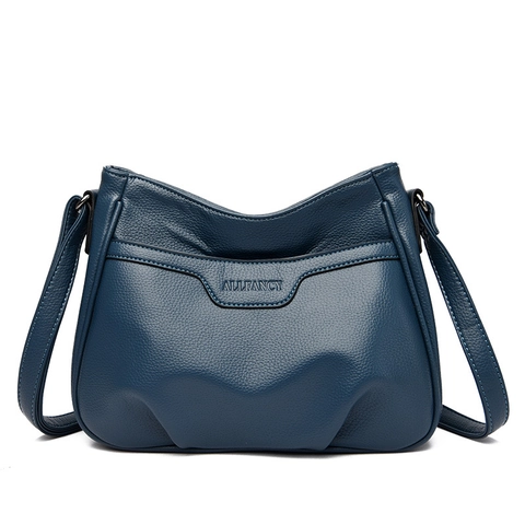 Women Crossbody Bag Litchi Texture PU Leather Shoulder Handbag Casual Daily Retro Fashion Solid Color Adjustable Strap