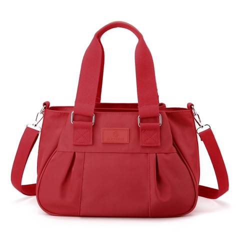 Borsa A Tracolla In Nylon Da Donna Grande Capacità Borsa A Mano Plissettata Impermeabile Borsa A Tracolla Con Tracolla Regolabile