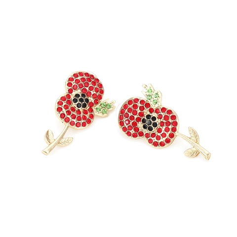 Blumen Blatt Stecker Ohrringe Zinklegierung Straß Statement Vintage Pastoraler Floraler Schmuck Accessoires Für Damen