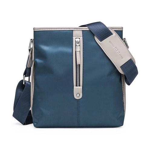 Borsa A Tracolla Da Uomo Tessuto Oxford Impermeabile Business Casual Viaggio Borsa Messaggero Cerniera Verticale