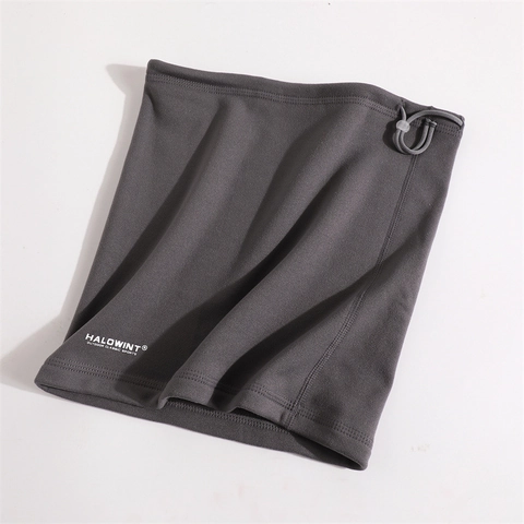 Calentador De Cuello Invierno Forro Polar Cordón Ajustable Braga Térmica Máscara Facial Deportes Al Aire Libre Hombres Mujeres