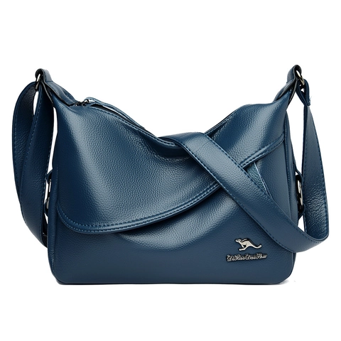 Women Pebbled Synthetic Leather Shoulder Bag Adjustable Strap Large Capacity Elegant Crossbody Bag Simple Messenger Bag