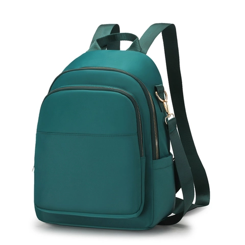 Mochila de Nylon de Moda para Mujer Resistente al Agua Bolso de Viaje Casual Multibolsillo Mochila Grande para Viajes Diarios Escuela Chicas