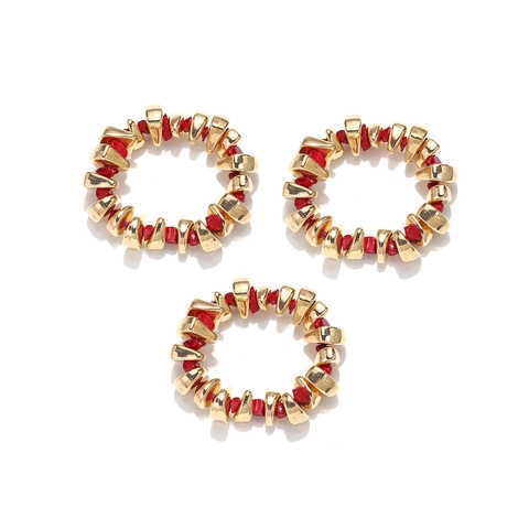 Irregular Alloy Beaded Bracelets And Resin Stone Jewelry Bohemian Retro Style For Men