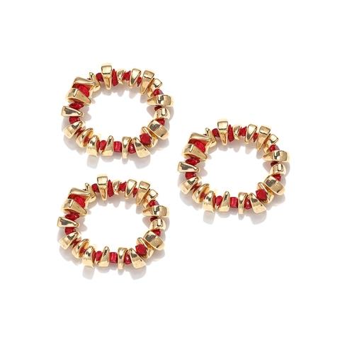 Irregular Alloy Beaded Bracelets And Resin Stone Jewelry Bohemian Retro Style For Men