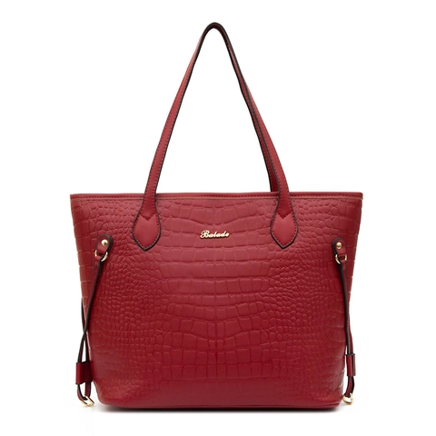Ensemble Sac Cabas Et Sac à Main Et Portefeuille en Cuir PU à Motif Crocodile pour Femmes Grand Sac à Épaule