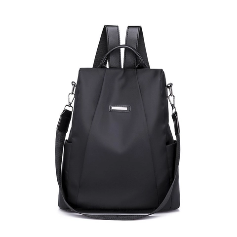 Zaino Antifurto Da Donna Tessuto Oxford Impermeabile Grande Capacità Borsa Da Viaggio Casual Con Cinghie Multifunzionali