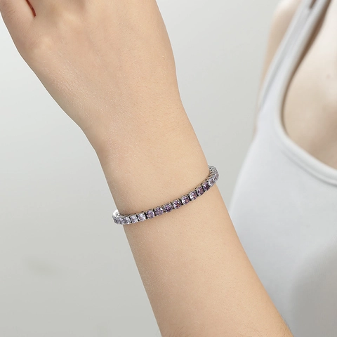 Stainless Steel Tennis Bracelet Necklace Full Iced Out Round Cubic Zirconia Hip Hop Fashion Jewelry For Unisex