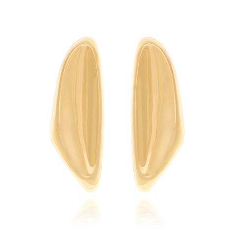 Boucles D'oreilles Clous Irrégulières En Métal Alliage De Zinc Forme Liquide Organique Bijoux Géométriques Vintage