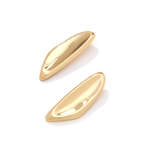 Boucles D'oreilles Clous Irrégulières En Métal Alliage De Zinc Forme Liquide Organique Bijoux Géométriques Vintage