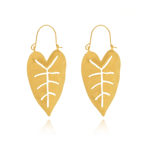 Hohl Monstera Blatt Ohrhänger Legierung Retro Strukturierte Tropenpflanze Schmuck Für Damen Bohemian Mode Elegant