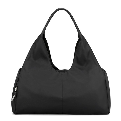 Borsa Da Palestra Nylon Grande Capacità Borsa Da Viaggio Con Scomparto Scarpe Separazione Umido Secco Impermeabile