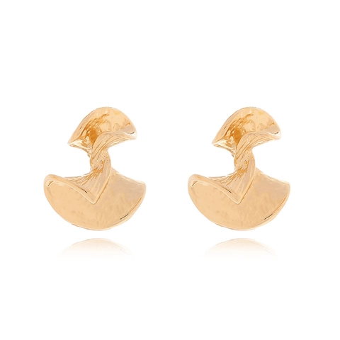 Twisted Geometrische Ohrstecker Hammerschlag Legierung Mit Edelstahl Ohrpfosten Vintage Abstrakt Schmuck Damen