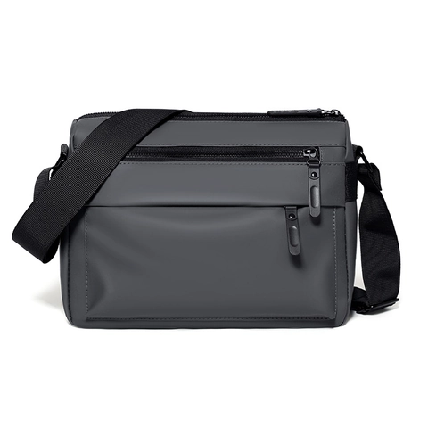 Bolso Bandolera Impermeable Hombre Messenger Bag Nylon Negocios Hombro Gran Capacidad Exterior Viaje Ajustable
