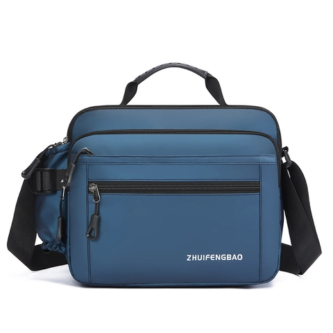 Herren Umhängetasche Wasserdichte Nylon Messenger Schulter Handtasche Mehrere Taschen Große Kapazität Für Reisen Business