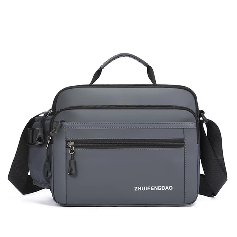 Herren Umhängetasche Wasserdichte Nylon Messenger Schulter Handtasche Mehrere Taschen Große Kapazität Für Reisen Business