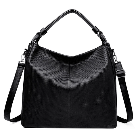Borsa a Tracolla in Pelle PU Perforata da Donna Grande Capacità Borsa a Mano Hobo Minimalista Con Tracolla Regolabile Per Lavoro