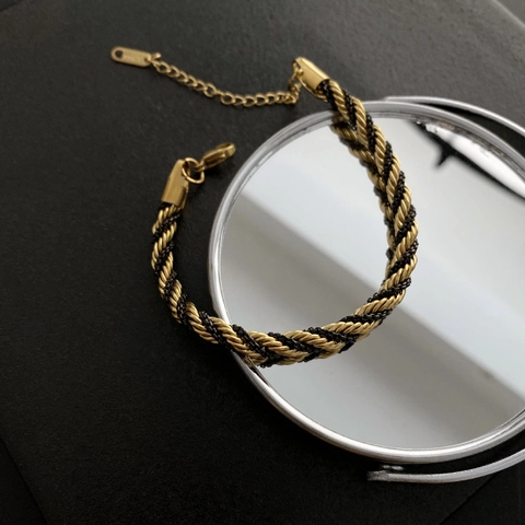 Rope Chain Necklace Titanium Steel Twisted Design Clavicle Jewelry Minimalist For Men Women Non Fading Fashion Accessory